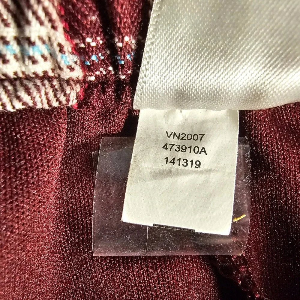 Justice Kids XL Plus 16P 18P Burgundy Plaid Skort Button Front 473910A